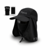 performance focus cap for gaming and poker black focus cap with face cover lightweight breathable focus cap
